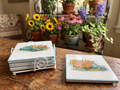 Vintage Floral Farm Truck Coaster Set (Set of 4)