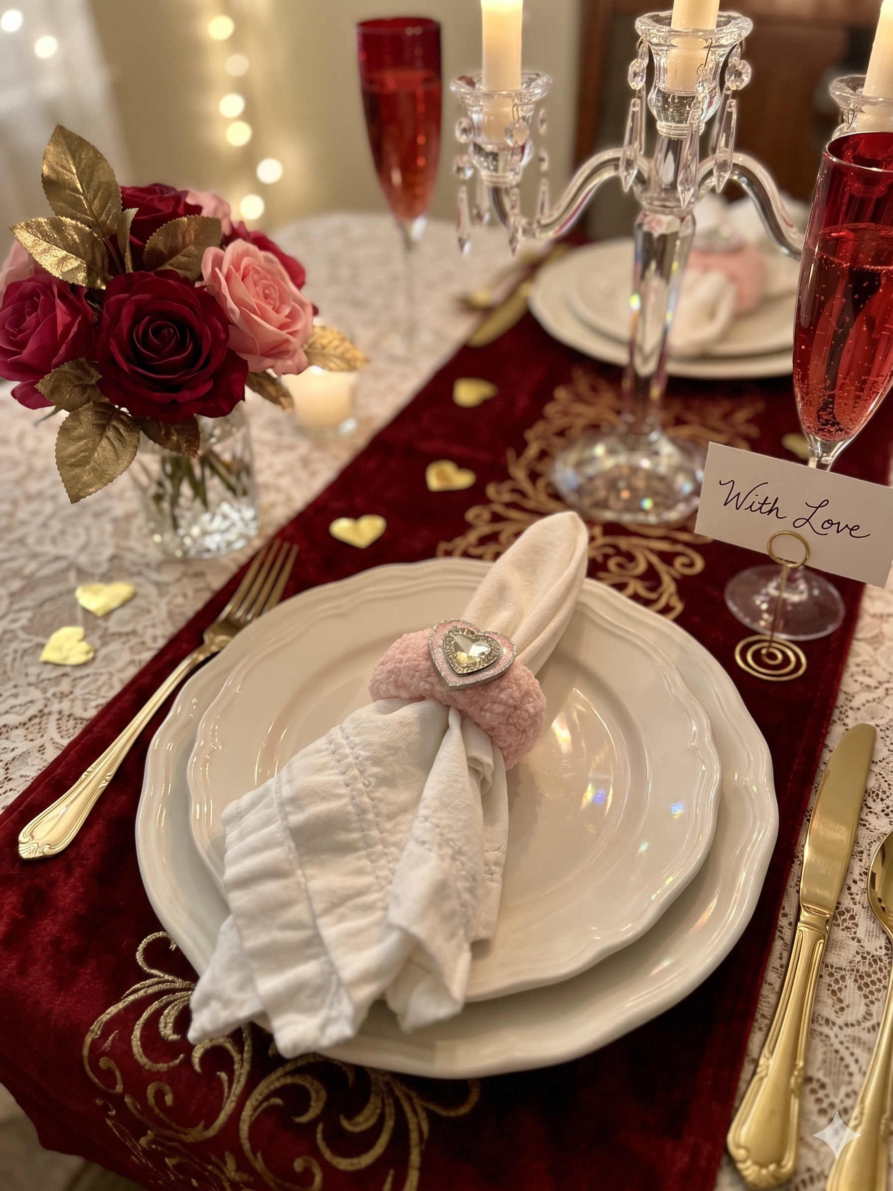 The Sweetheart Sherpa Napkin Rings
